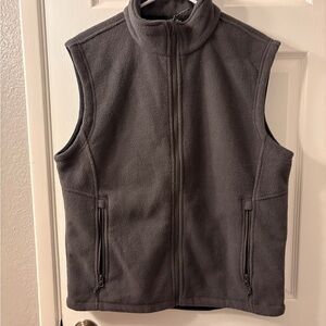 Gray Fleece Vest